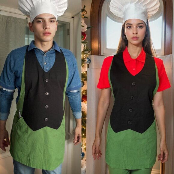 Designer Vest Apron – Stylish, Functional, and Easy Care - Picture 1 of 4